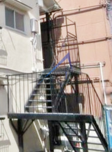 やまみ荘のその他共用部分|共用階段です。