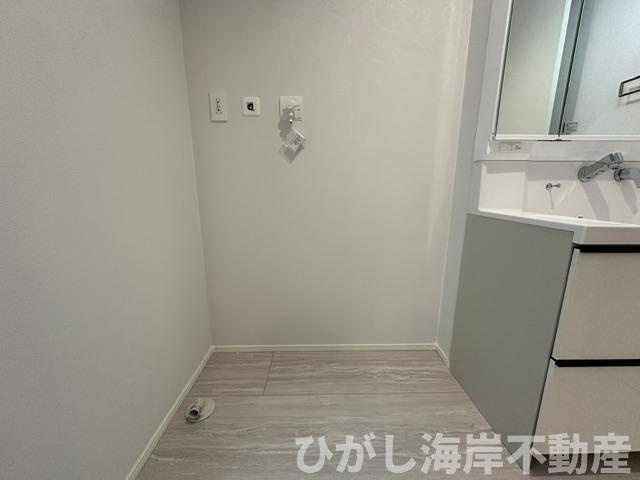 藤沢市辻堂６丁目　新築戸建　全3棟のランドリースペース|洗濯機置場