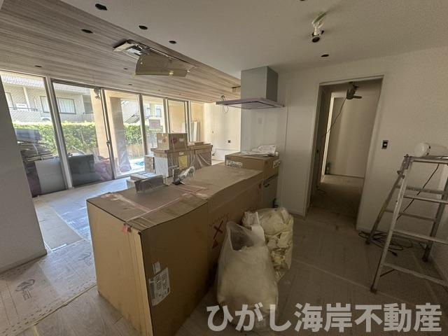 グランドメゾン鎌倉由比ガ浜のキッチン|5月17日撮影　新規リフォーム中　キッチンスペース