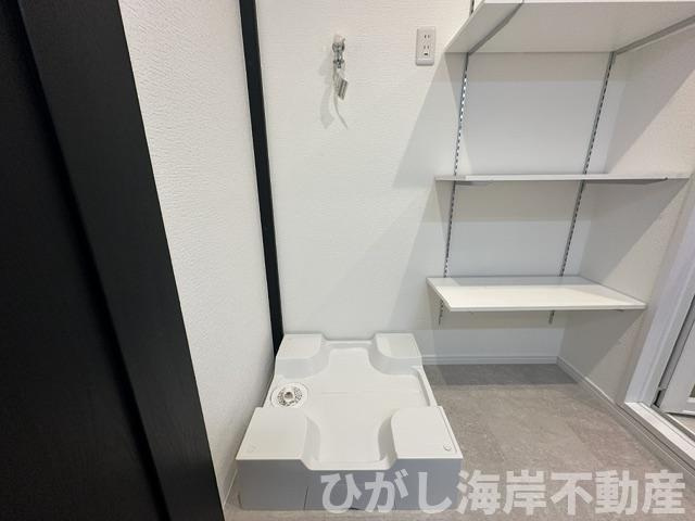 片瀬東映マンションのランドリースペース|新規リフォーム完了！　洗濯機置場