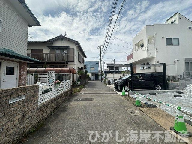 藤沢市辻堂6丁目　売地　　全２区画の前面道路含む現地写真|現地外観