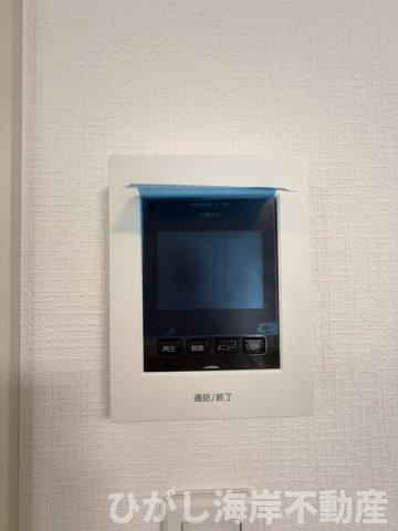 茅ケ崎市堤　新築戸建　全２棟のセキュリティ|TVモニター付きインターフォン