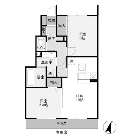 【間取り】 | フェリオ　Ａ