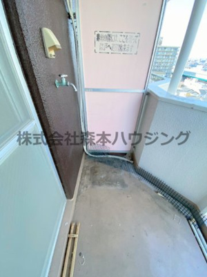 【設備】 | 　門真グランドハイツ | 洗濯機置き場です