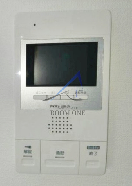 Ｋｉｎｇ　Ｈｏｕｓｅ新宿御苑のセキュリティ|モニター付きインターホンです。