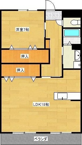 サンヒルズ花畑の間取り|使い勝手の良い間取りです♪