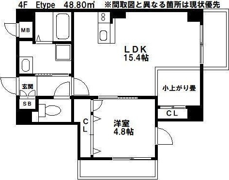 ロジュマンエストの間取り|使い勝手の良い間取りです♪