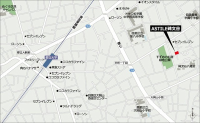 【地図】 | ＴＡＳＵＫＩ　ＲＩＣＨＥＳＳＥ　ＭＥＧＵＲＯ－ＨＩＭＯＮＹＡ