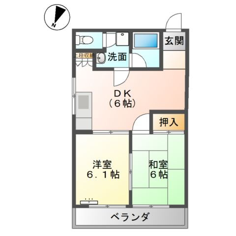 センタービレッジの間取り