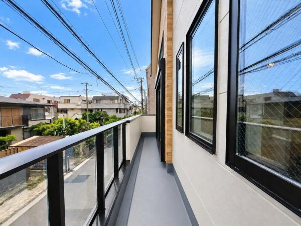 川崎市川崎区鋼管通３丁目の新築一戸建のバルコニー|陽当り良好のバルコニー！
風通しもよく気持ちいいです