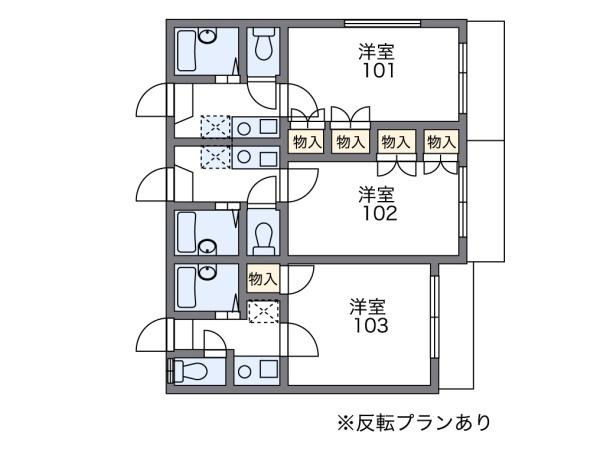 【間取り】 | レオパレス祇園町
