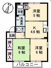 【間取り】 | フロールドメゾン　Ｃ棟 | 間取り