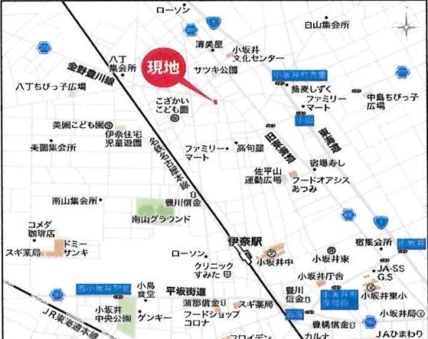 豊川市伊奈町南山新田01期　全1棟・1号棟のその他|交通アクセス図です。