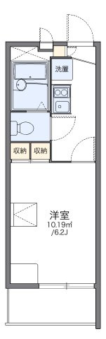 【間取り】 | レオパレスＨＩＢＡＲＩＯＮⅡ