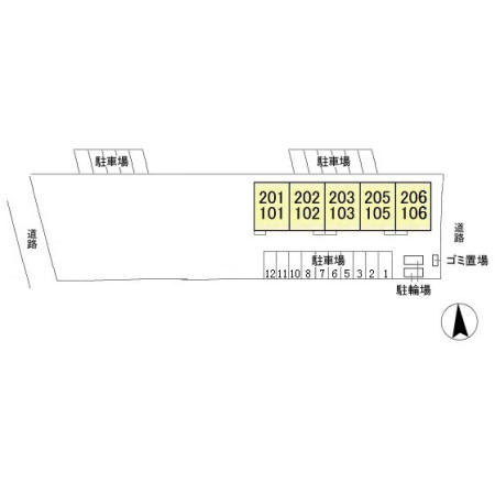 スカイヒルの区画図