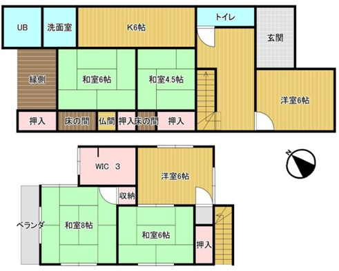 【間取り】 | K22194-待鳳