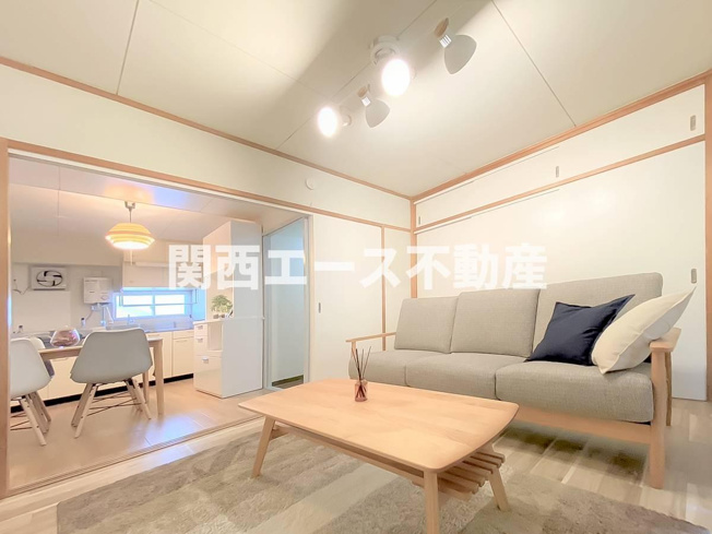 【居間・リビング】 | ビレッジハウス草部 | モデルルーム。家具家電はつきません。