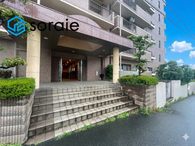 アストレア川越　中古マンション　2階のエントランス|5/21撮影