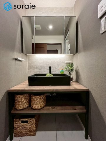 朝日パリオ入間市　中古マンション　5階の独立洗面台|2026/5/23撮影