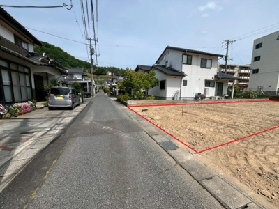 【前面道路含む現地写真】 | 鳥取市滝山売土地