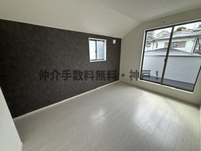【洋室】 | 神戸市垂水区桃山台1丁目　新築戸建1号棟　仲介手数料無料！ | 洋室です