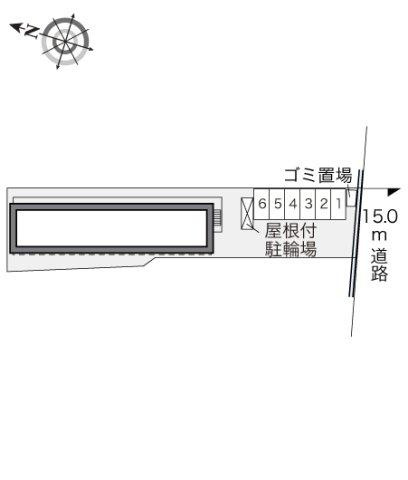 レオパレス華Ⅱの区画図