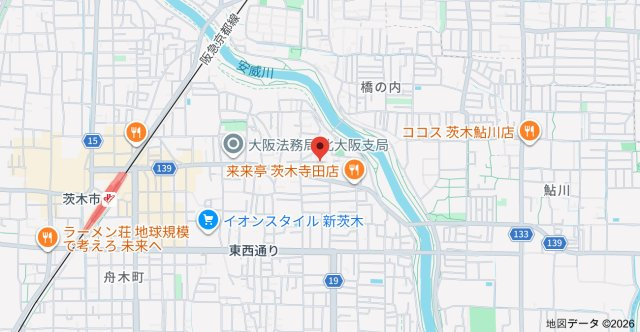 (仮称)La-Crea茨木寺田町の地図