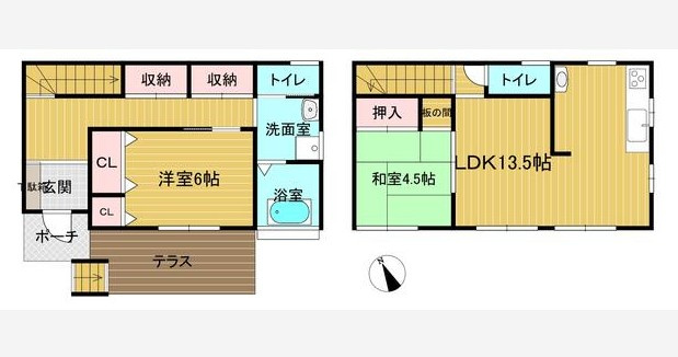 【間取り】 | あかざわ恒陽台　戸建