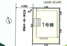 所沢市東狭山ヶ丘第16全1棟　新築戸建　クレイドルガーデンの区画図
