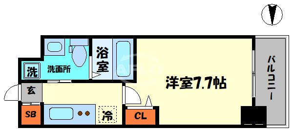 LIVIAZ NAMBA SOLの間取り|LIVIAZ NAMBA SOL　間取り