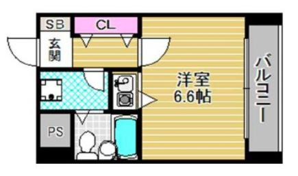 朝日プラザツインテージ神戸EASTの間取り