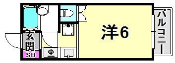 ルシエール甲東園の間取り