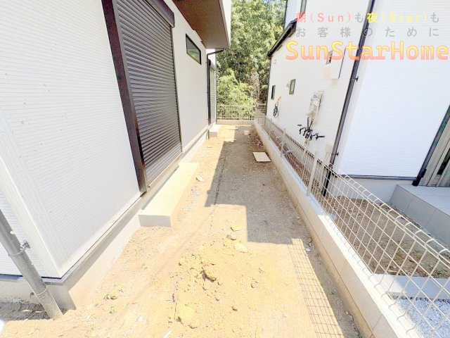 【サンスターホーム】青梅市長淵1丁目　新築5号棟の庭