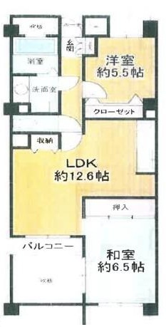 パル鷹取の間取り