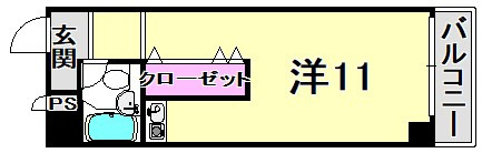 夙川ハイムの間取り