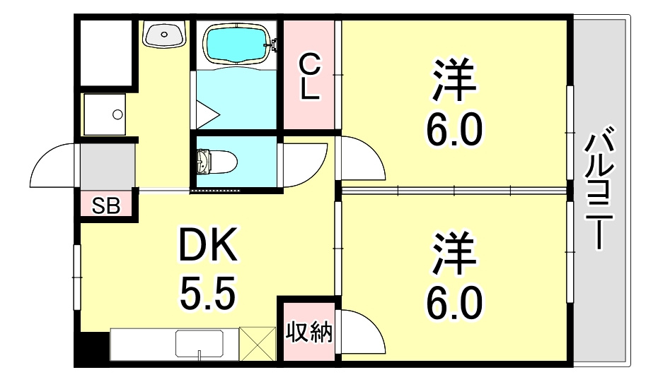 レジデンス香紀管理の間取り