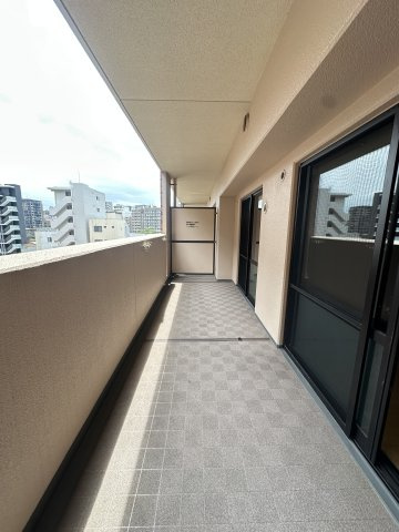 アミティエ博多駅南のバルコニー
