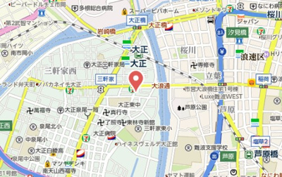 【地図】 | プレサンス大正フレンジ
