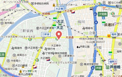 【地図】 | プレサンス大正フレンジ