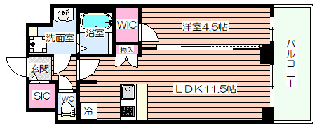 【間取り】 | プレサンス大正フレンジ