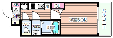 【間取り】 | プレサンス塚本ベラビィ