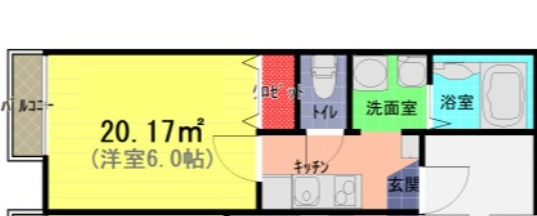 アーク・ヴィラ松原の間取り