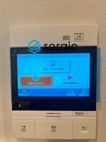 川越パークホームズ　中古マンション　2階の防犯設備|令和8年8月21日撮影。