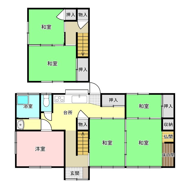 西坂元町　中古戸建ての間取り|現況と異なる場合は現況を優先します。