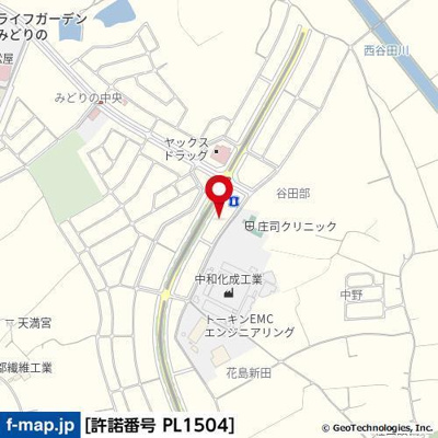 【地図】 | みどりの中央テナント