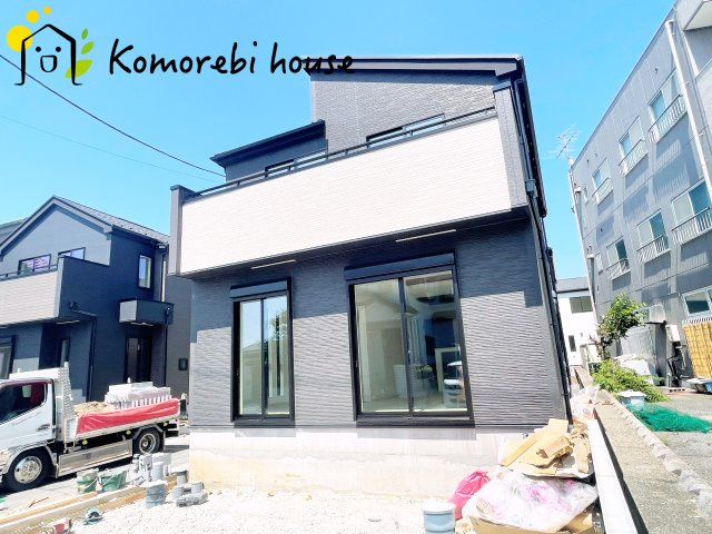 上尾市平方　3期　新築一戸建て　グラファーレ　01の外観|8/18撮影