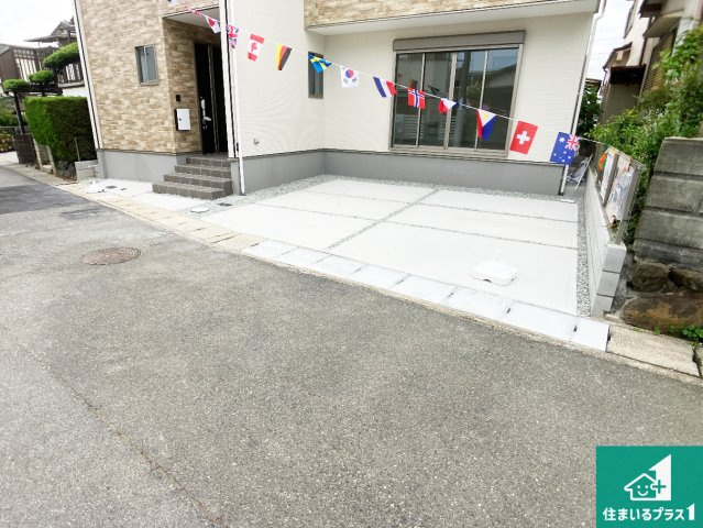 神戸市西区福吉台　第3期　新築一戸建ての駐車場|駐車スペース！散水栓があるので、こまめに愛車を洗えます！