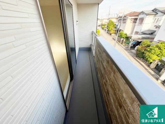 神戸市西区福吉台　第3期　新築一戸建てのバルコニー|日当たりのよいバルコニー！お部屋が開放的に！