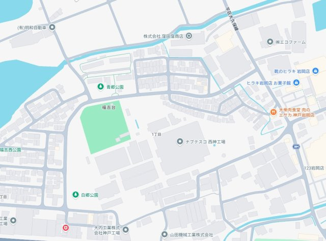 神戸市西区福吉台　第3期　新築一戸建ての地図