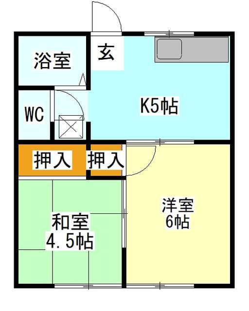 横浜市金沢区六浦３丁目のアパート
